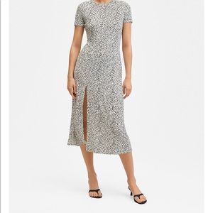 MANGO Midi slit dress